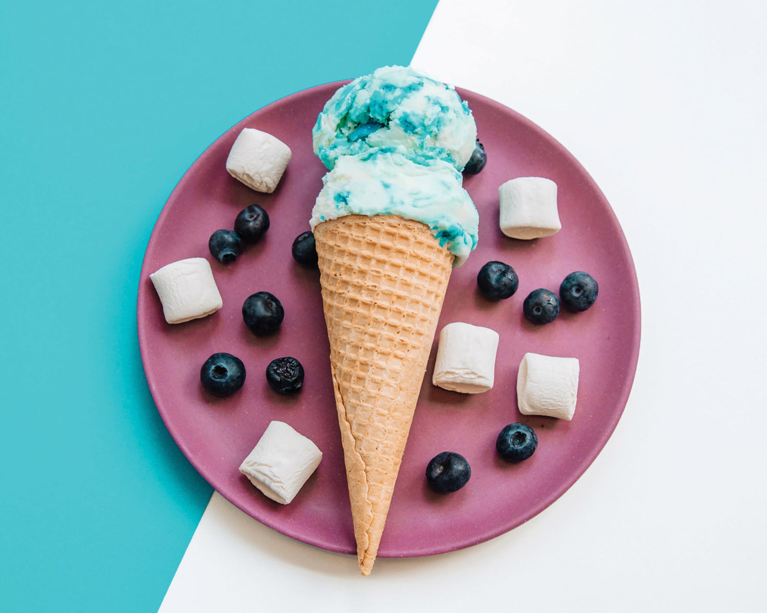Blueberry Sea Swirl Dairy Ice Cream