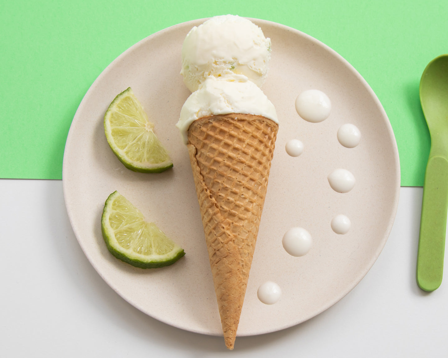 Lime Kefir Yoghurt Dairy Ice Cream