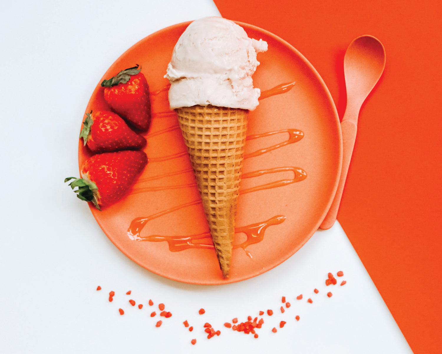 Strawberry Dairy Ice Cream