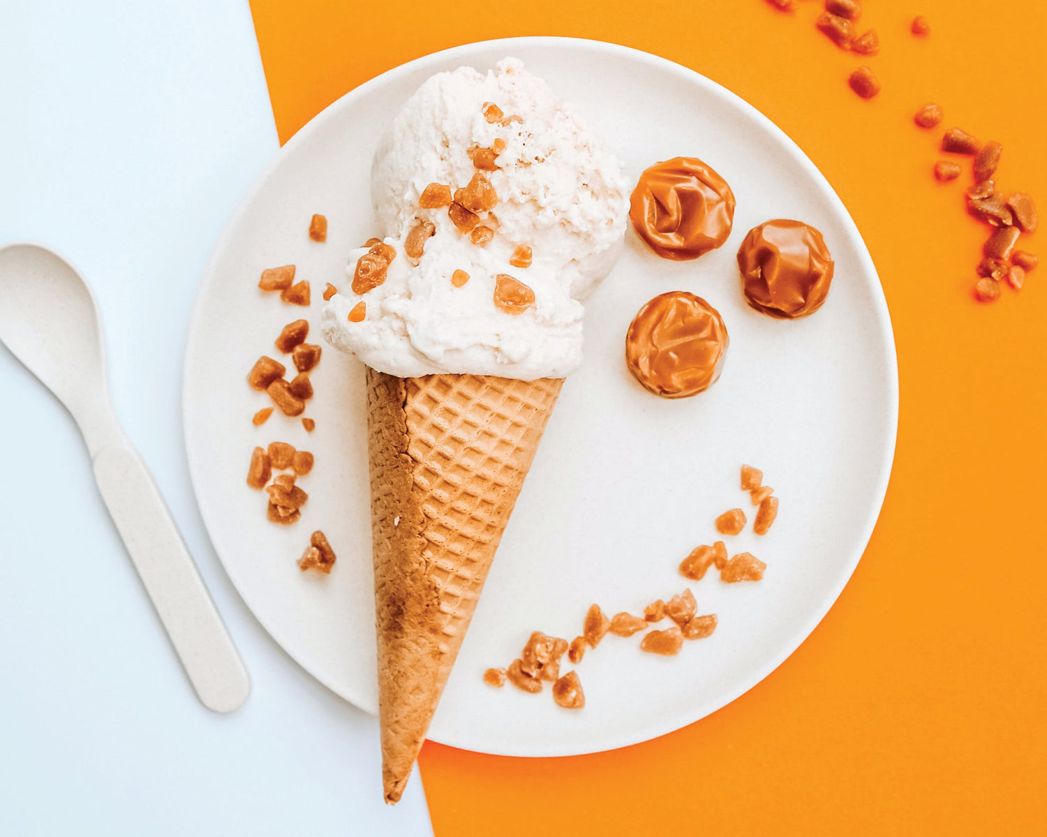 Toffee Crunch Dairy Ice Cream