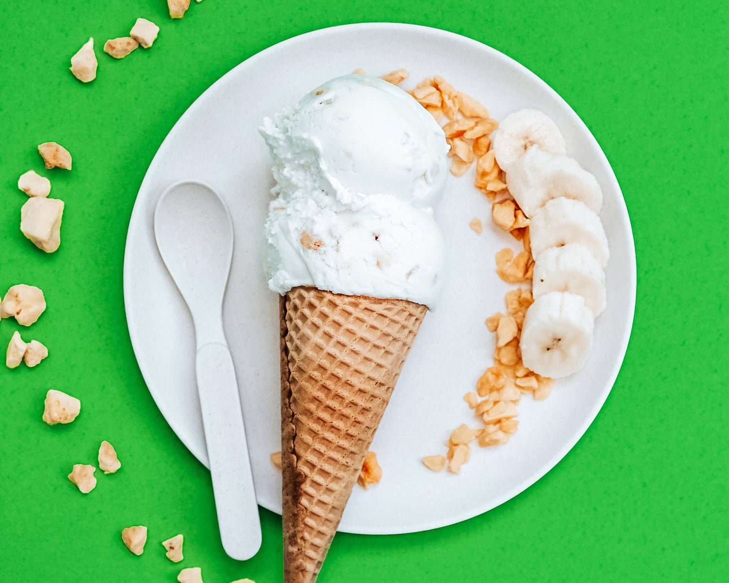 Banana & Honeycomb Vegan Ice Cream