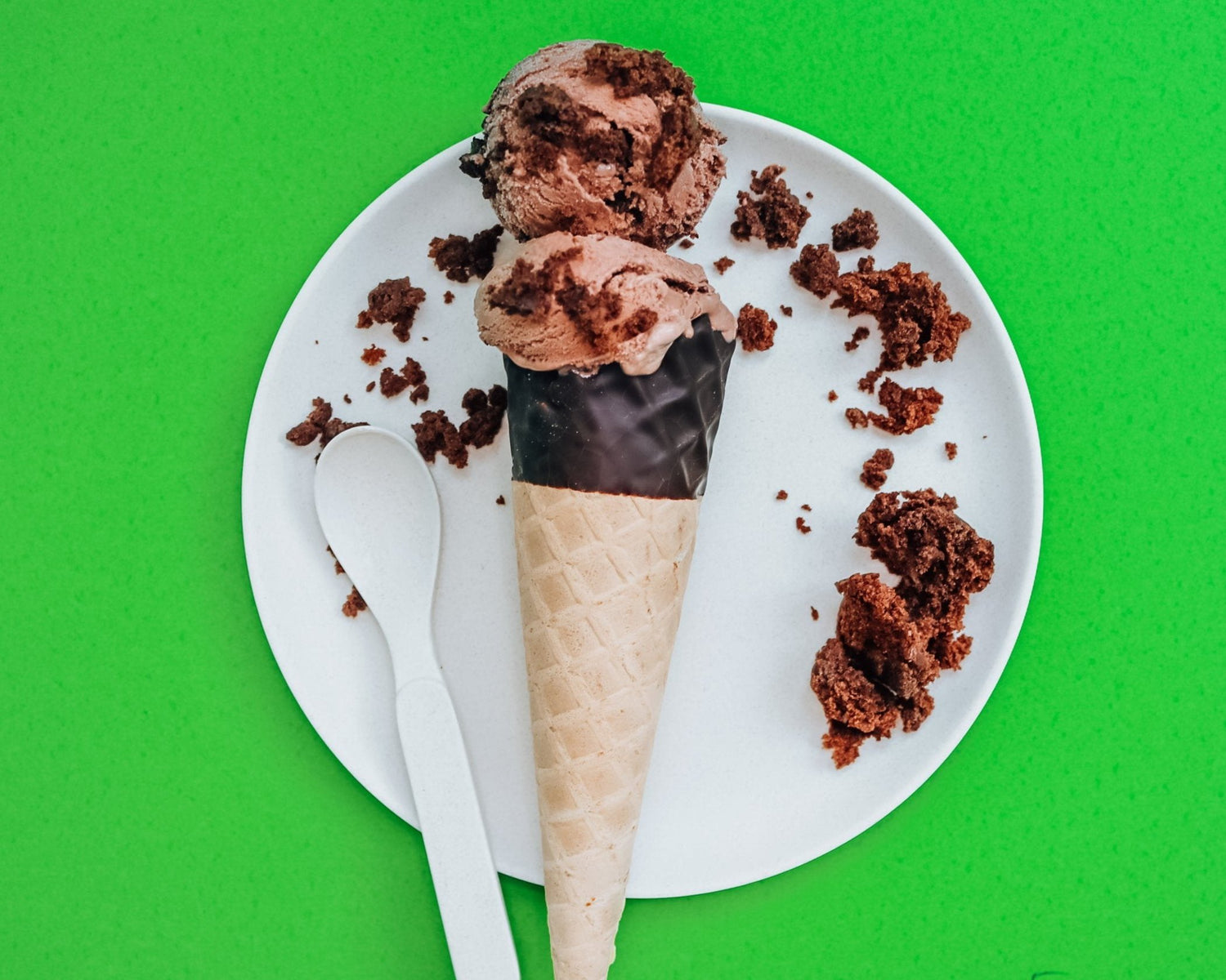 Chocolate Brownie Vegan Ice Cream