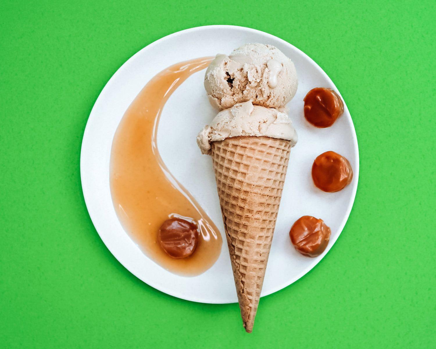Salted Caramel Vegan Ice Cream