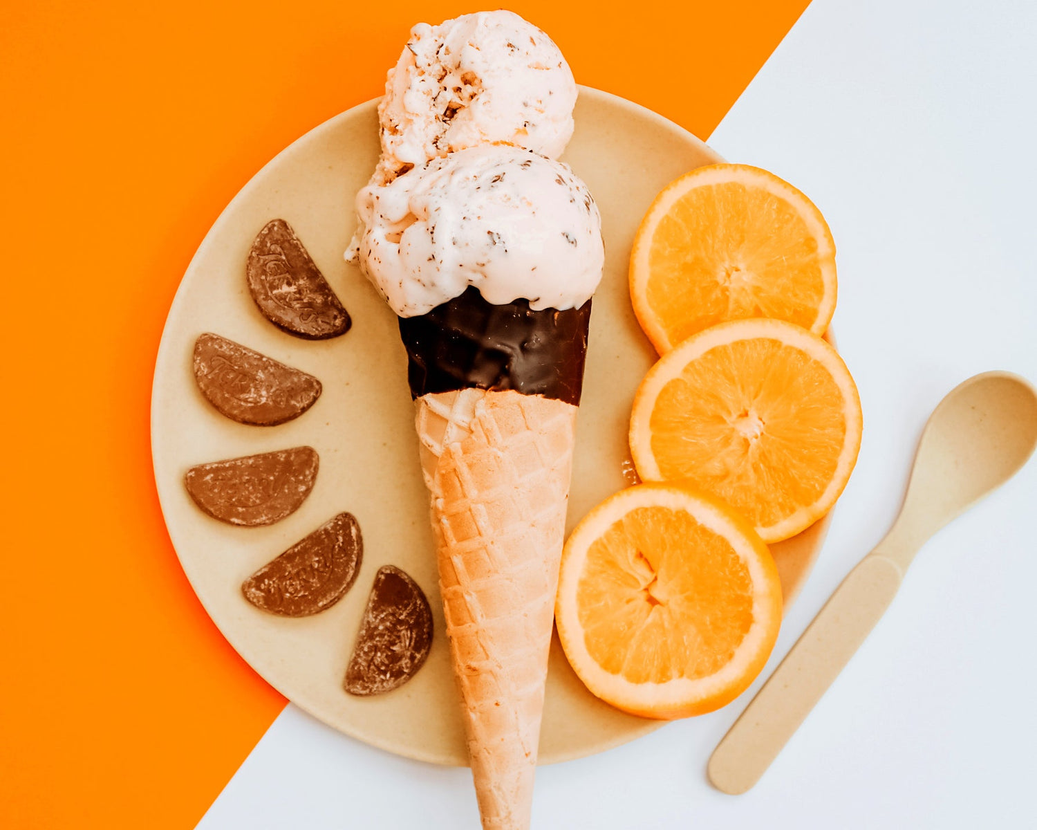 Choc 'n' Orange Dairy Ice Cream
