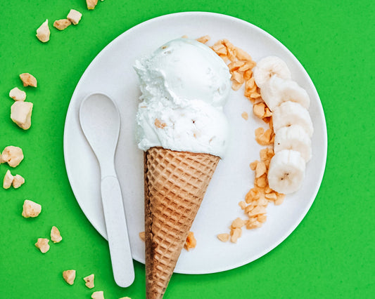 Banana & Honeycomb Vegan Ice Cream