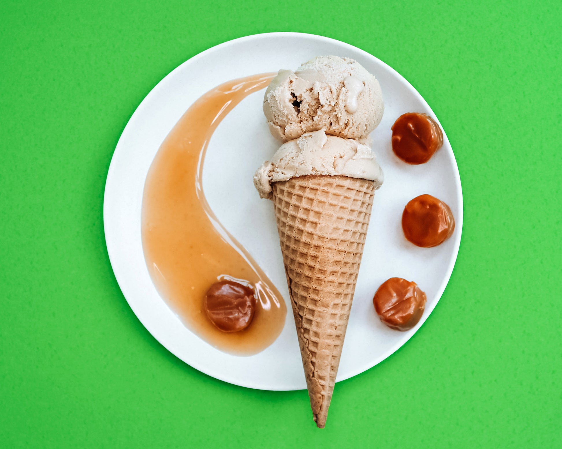 Salted Caramel Vegan Ice Cream